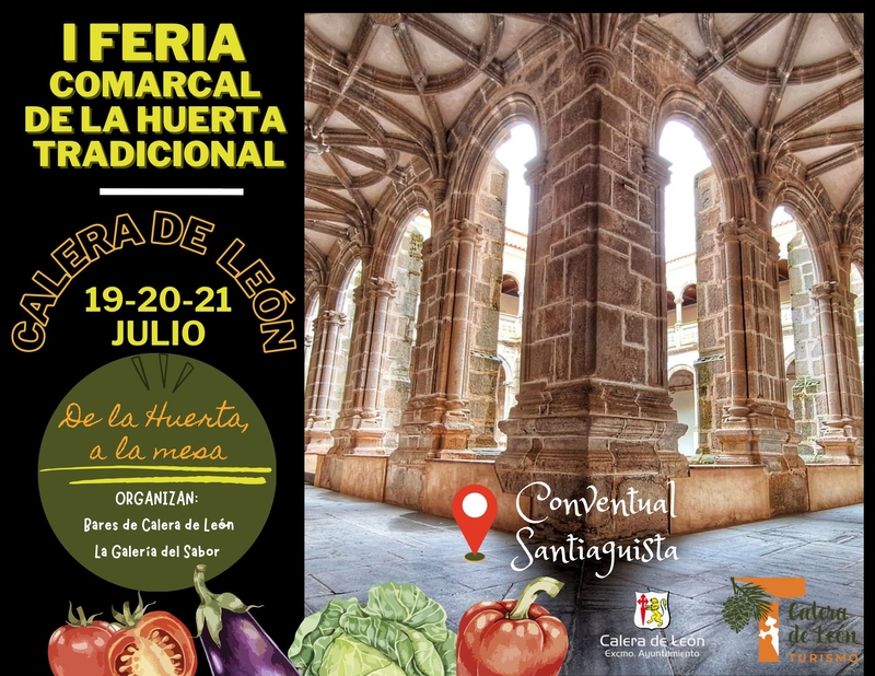 Calera de León celebrará su I Feria Comarcal de la Huerta Tradicional
