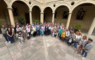 La Diputación de León ensalza la antigua Encomienda Mayor de León con la visita de una delegación de Segura de León