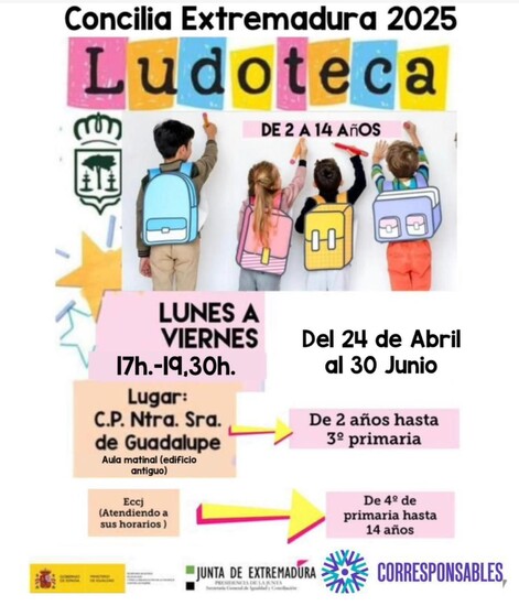 Ludoteca `Concilia Extremadura´ en Higuera la Real