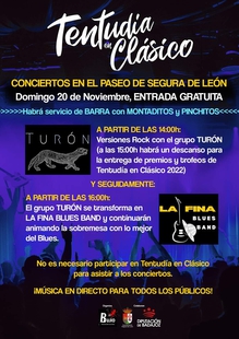La banda de Turón participará en `Tentudía en Clásico´ este domingo en Segura de León