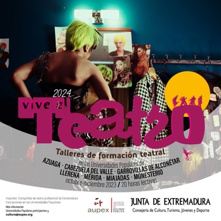 El programa `Vive el teatro´ de AUPEX estará este año en Monesterio