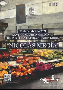 Fuente de Cantos celebra el XXVI Concurso de Pintura rápida al aire libre `Nicolás Megías´ (BASES)