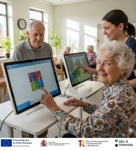 Bodonal de la Sierra pone en marcha el proyecto piloto de acompañamiento digital para personas mayores