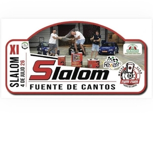 Publicado el reglamento del XI Slalom Fuente de Cantos 2026, que se celebrará el 4 de julio