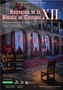 Calera de León acoge la XII Edición de la representación teatral: Tentudía, la gloria de un maestre