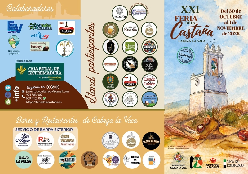 Presentada la programación de la XXI Feria de la Castaña en Cabeza la Vaca